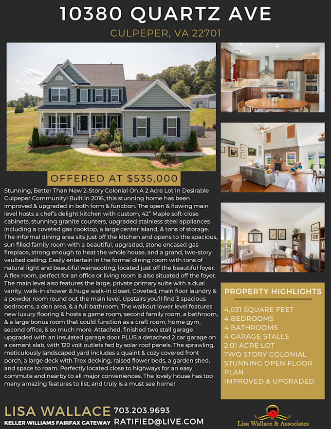 create stand out real estate brochures and flyers