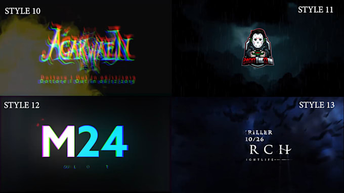 create halloween  style creepy intro