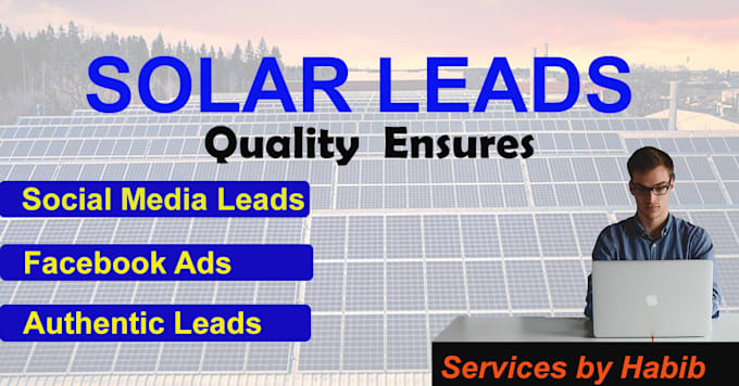 generate solar, photovoltaic lead for your business using facebook or meta ads
