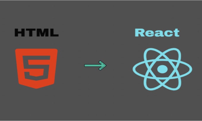 Convert html to react js components or web application by Muaz_shahzad ...