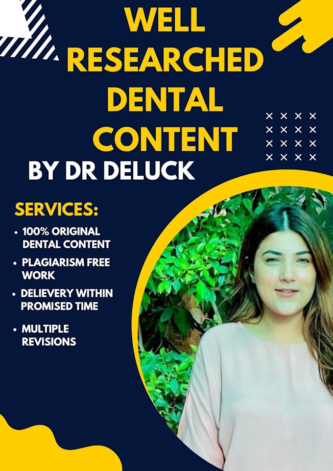 write well researched dental article