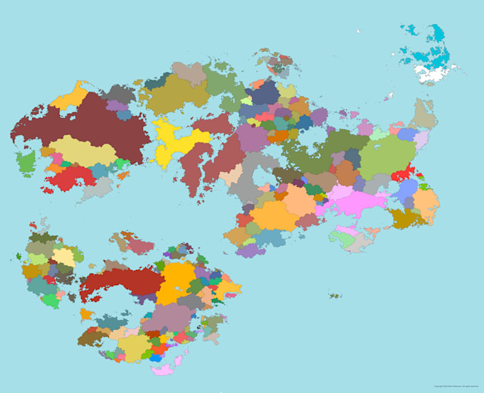 Make a blank map for you by Thetouho10 | Fiverr