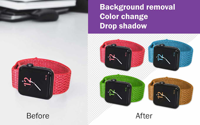 professionally remove background and quick edit your pics