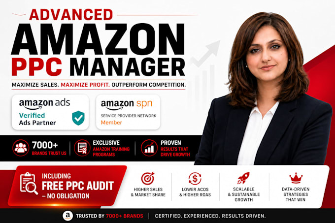 offer full amazon ads and amazon PPC management service