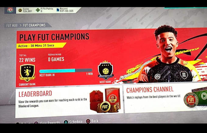 play fifa22 for you rivals weekend league playoffs
