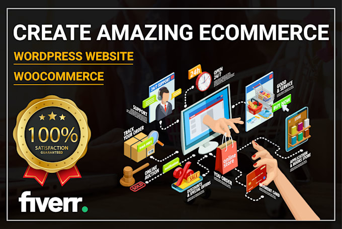 create amazing ecommerce wordpress website or woocommerce store