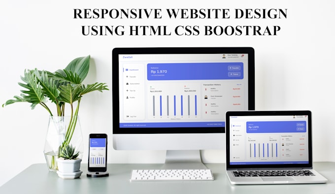 Convert your design website to responsive html css by Panduteam | Fiverr