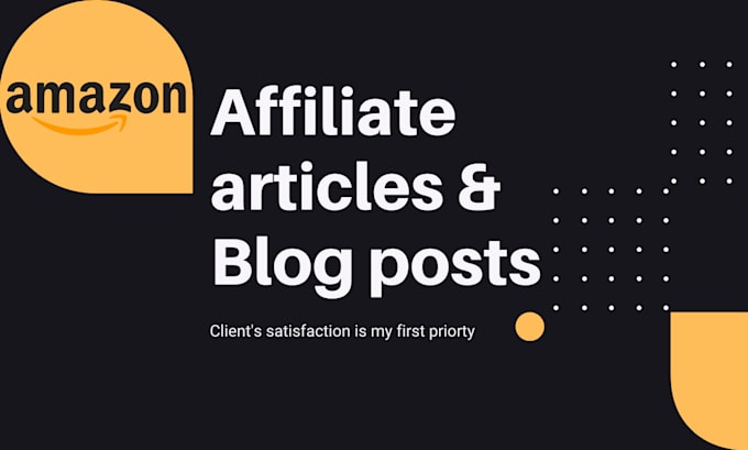 write amazon affiliate articles and buying guide in 24 hours