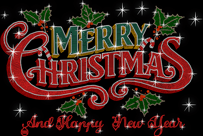 create rhinestone design and template for you