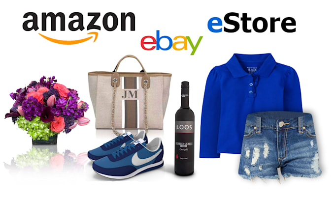 do ecommerce product photo editing for amazon, ebay shopify, etsy