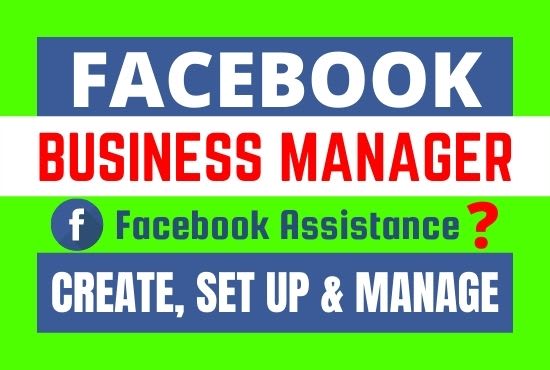 create complete facebook business manager and page setup