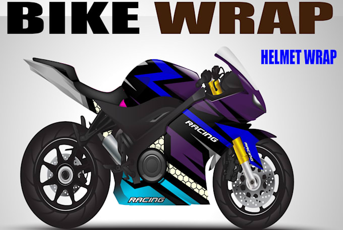 Do t shirt design and motorcycle wrap helmet wrap by Rohaanali09