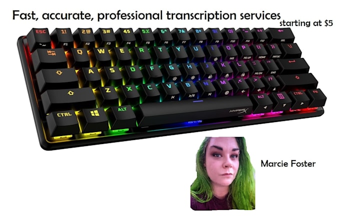 transcribe anything for you