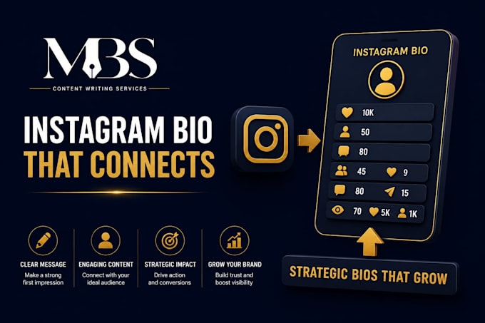 write a highly impressive and compelling instagram bio