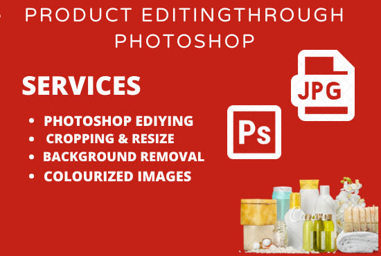 do any product editing through photoshop
