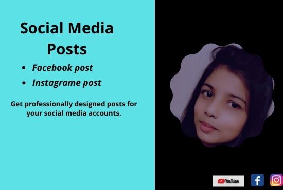 design instagram post and facebook post