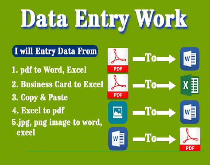 do perfect data entry, web research and copy paste