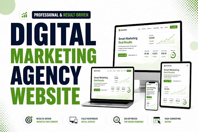 design digital marketing agency website