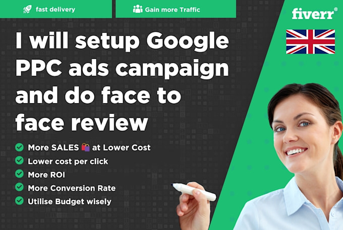 setup google PPC ads campaign and do face to face review