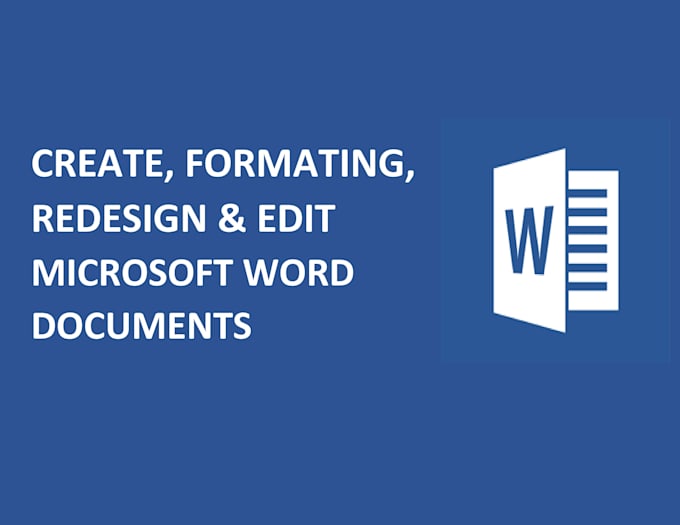 create,formatting microsoft word documents edit and redesign