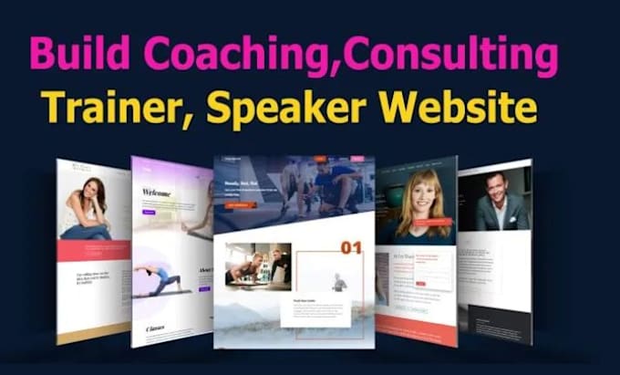 design coaching website for a life coach, consultant, speaker, or trainer