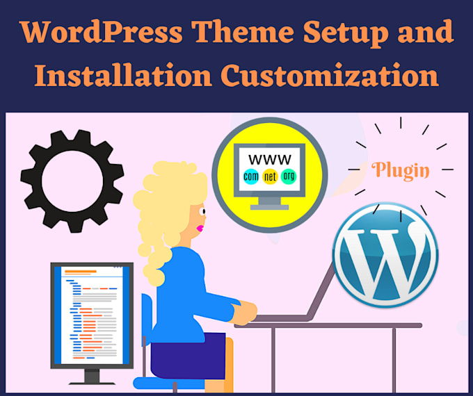 install setup wordpress theme, plugin, import demo and customization