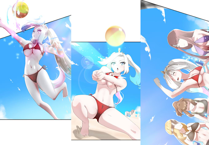 draw professional webtoon,manga page,anime for you