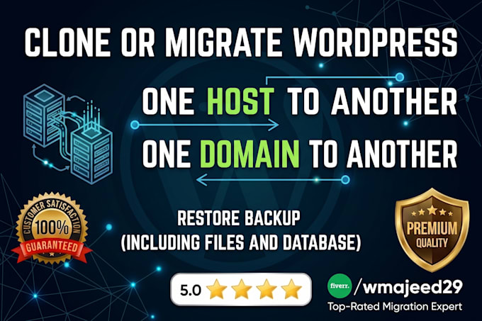 migrate your wordpress website to a new host with zero downtime