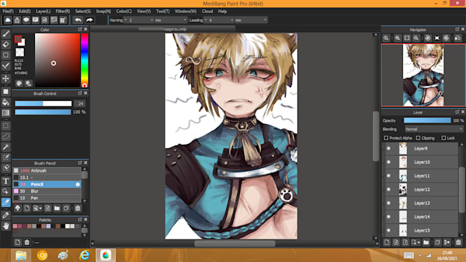 Draw your oc in my style by Niraii | Fiverr