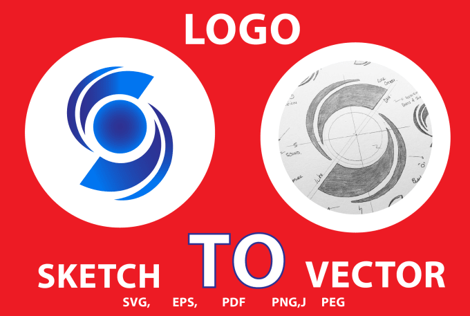 Convert logo sketch into vector, svg pdf png jpeg and vector by Arif ...