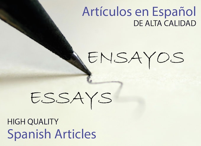 write a professional article or essay in spanish