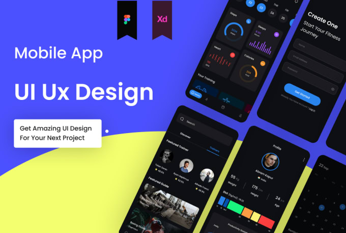 Do mobile app ui design by Pratikuiux | Fiverr