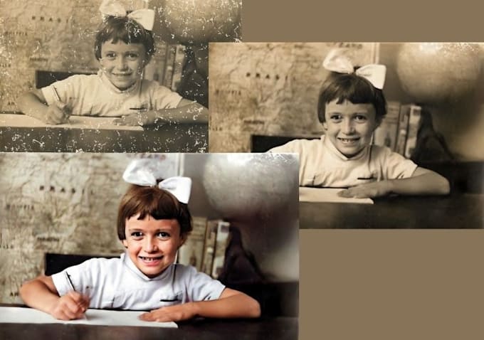 restoration, colorization and photo editing