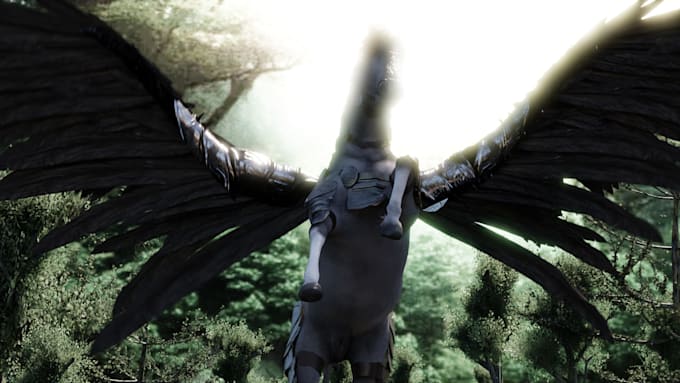cinematic 3d animation game trailers using unreal engine, and blender