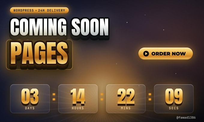 design a coming soon or under construction page for your wordpress site