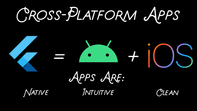 develop an android and ios app using flutter