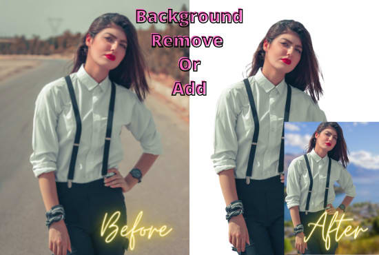 remove or add background from images and photos