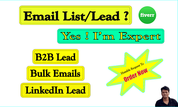 Collect a targeted email list and lead for email marketing by ...