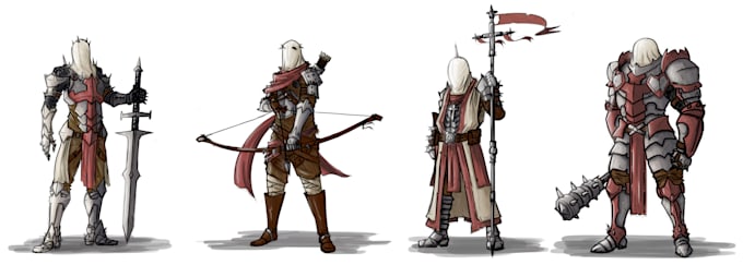 illustrate or concept your character in rpg style