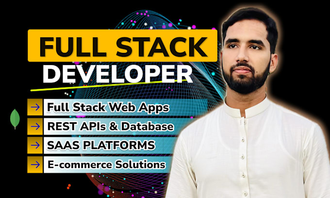do website development as a full stack developer, backend developer front end