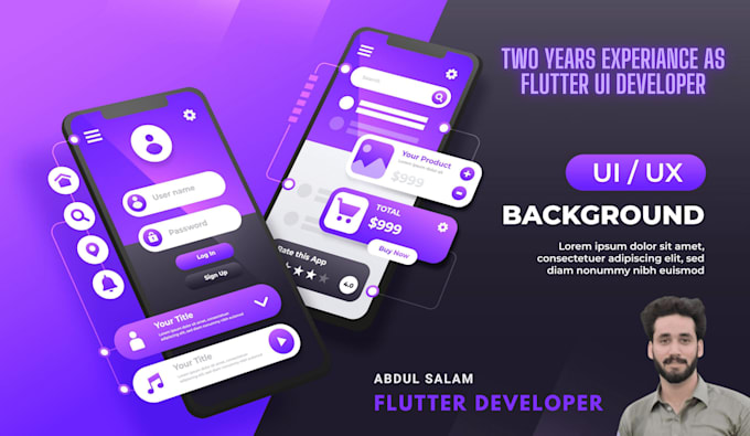 convert your xd or figma into a flutter app