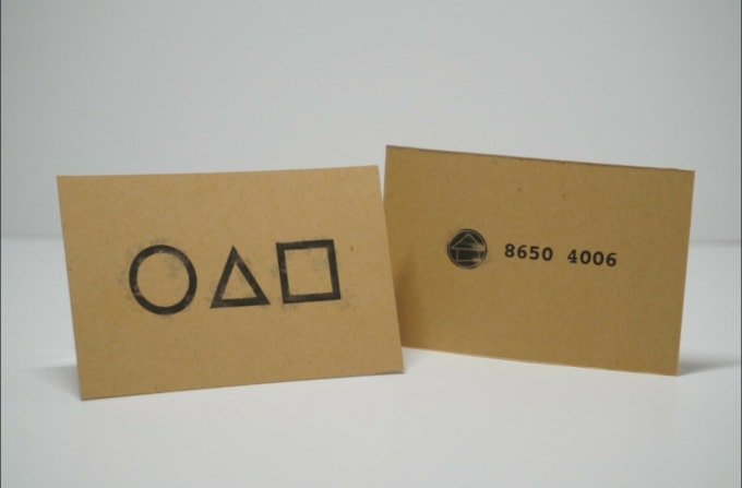 Make squid game cards by Harry_hermes | Fiverr