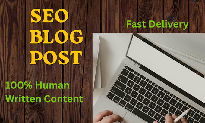 write SEO blog posts and optimize articles