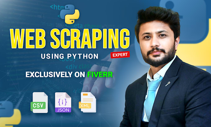 be your python web scraping expert and build a data scraper anti bot bypass