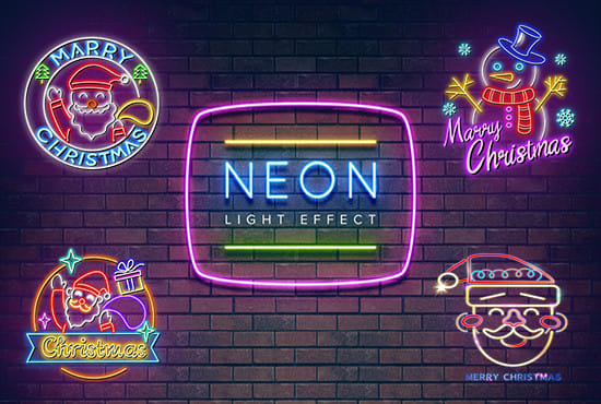 design perfict neon animation video intro