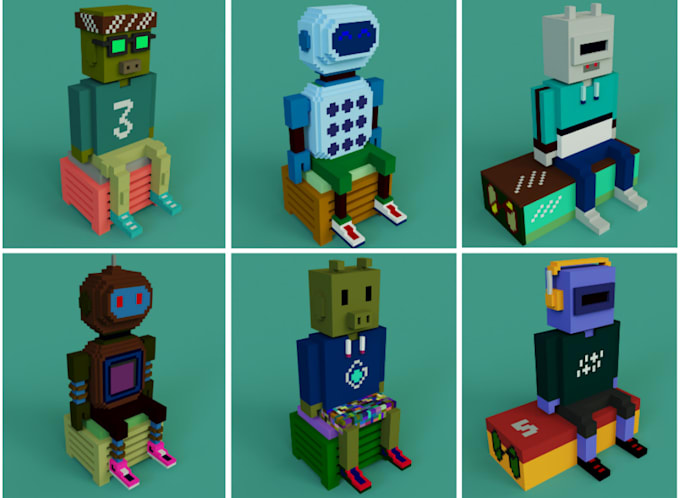 create a unique 3d voxel nft based on your requirements