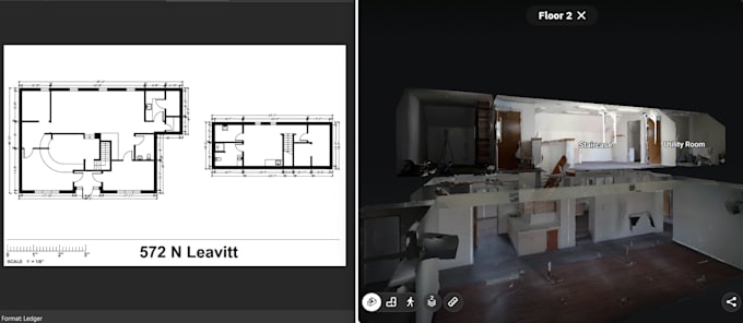 create matterport to floor plan