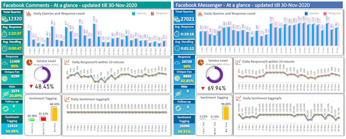 do professional excel dashboard with graphical visualization
