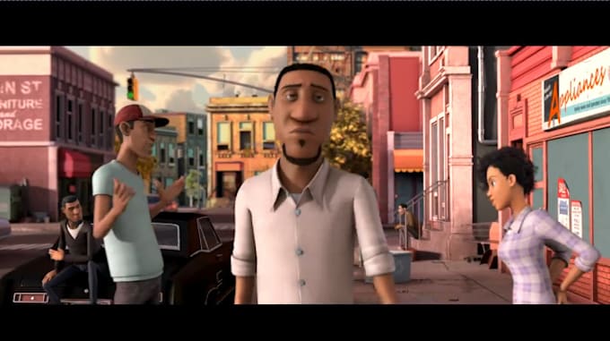 make 3d animation video, 2d 3d animated music video