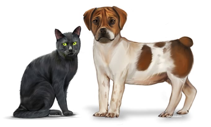 draw realistic digital pets and animals